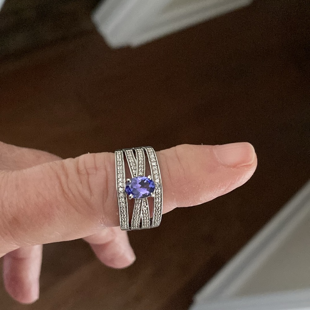 Tanzanite in Sterling - Picture 10 of 14